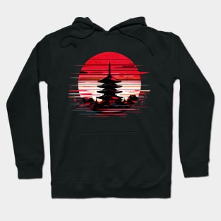 Sensoji Temple Circle Design Hoodie